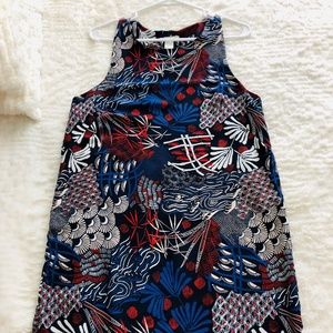 Vibrant Patterned Summer Sleeveless Dress